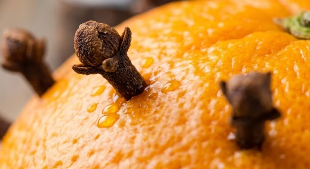 Orange with clove