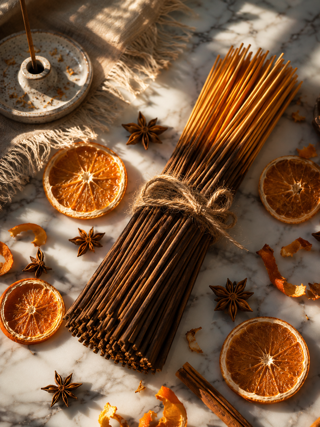 Orange peel with cloves